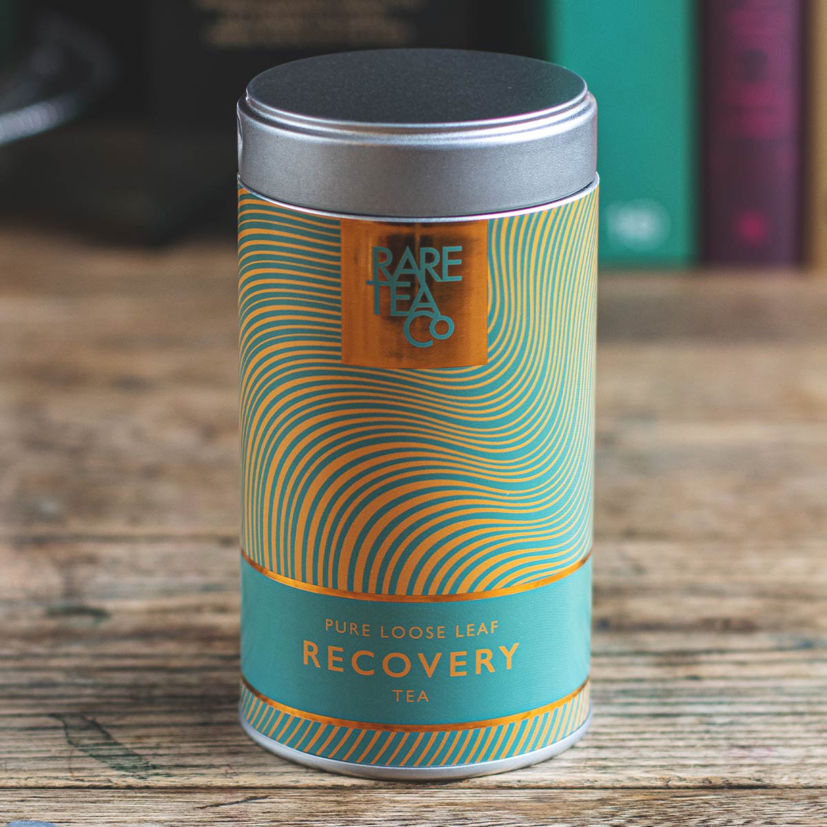 tin of Rare Tea Company Recovery loose leaf tea